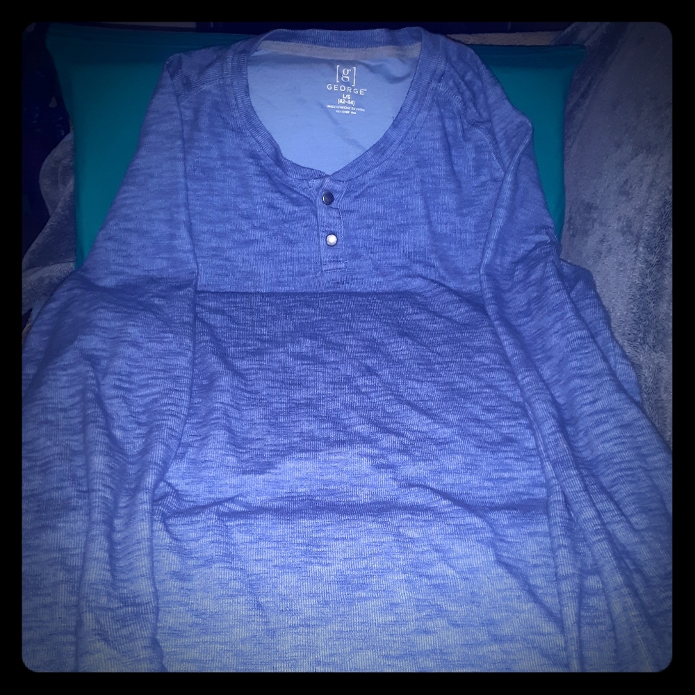 Thermal blue long sleeve